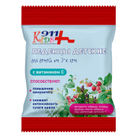 911 Леденцы детские от 3-х лет чабрец,малина, душица, мед, витамин С, 50 г